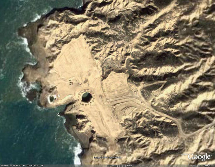 Satellite rendering of la Lobera